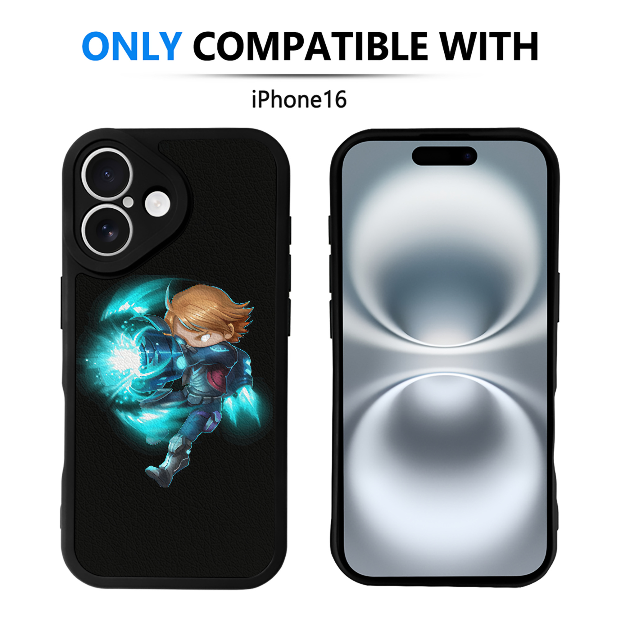 （画像用） リーグ・オブ・レジェンド League of Legends LOL 【iPhone 16シリーズ対応】シリコンスマホケース（レザー調） 材質：シリコン